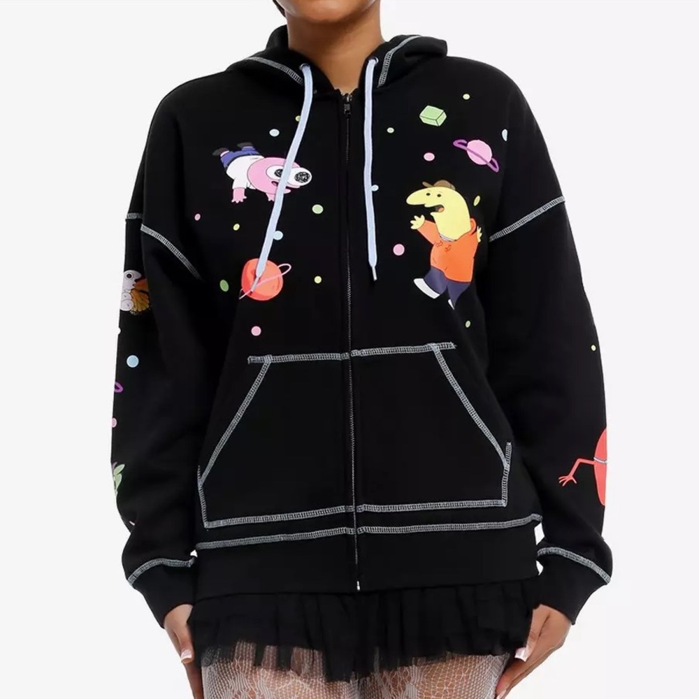Smiling Friends‎ Character Oversized Hoodie Hot Topic
